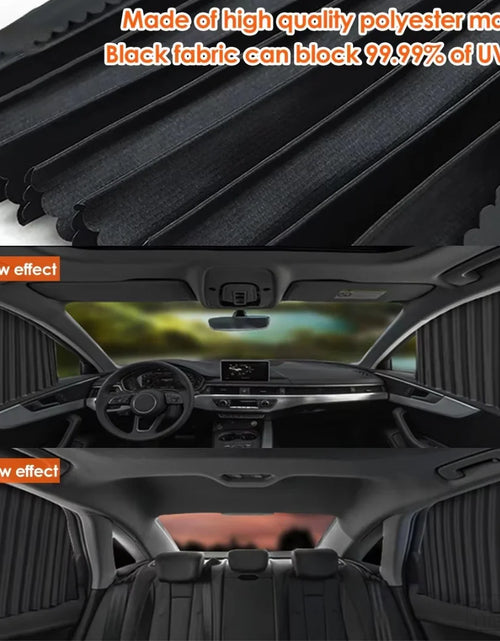 Load image into Gallery viewer, ShadeGuard™ Magnetic Car Window Sunshade – Cool, Private, Protected. InstantlyMagnetic Car Sunshade Window Curtains Auto Window Sun Shade Privacy Sun UV Protection Window Shield Car Interior Accessories
