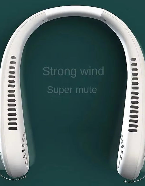Load image into Gallery viewer, BreezeLoop Pro – Bladeless Rechargeable Neck Fan with 3-Speed Cooling for Summer Comfort
