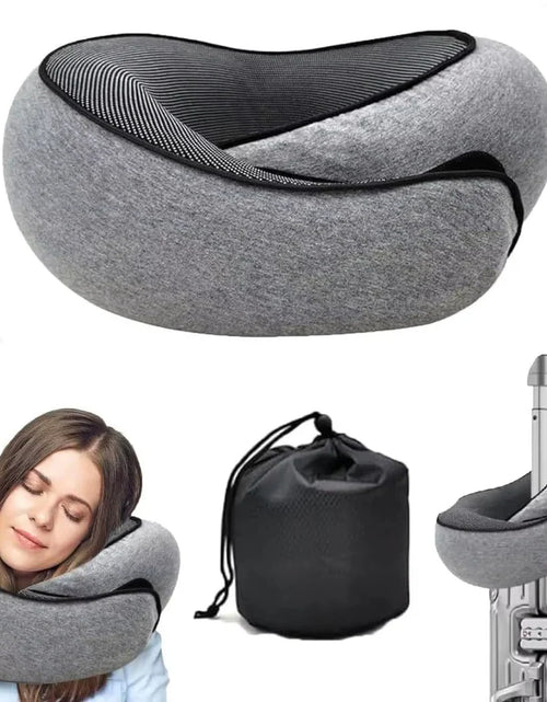 Load image into Gallery viewer, CloudRest U-Shape Pillow – Memory Foam Travel Neck Cushion for Car, Plane &amp; Home Comfort
