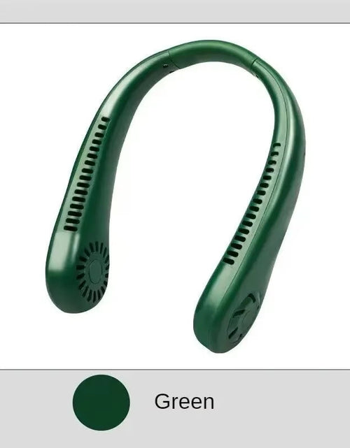 Load image into Gallery viewer, BreezeLoop Pro – Bladeless Rechargeable Neck Fan with 3-Speed Cooling for Summer Comfort
