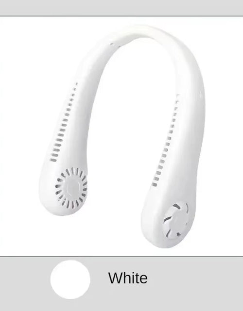 Load image into Gallery viewer, BreezeLoop Pro – Bladeless Rechargeable Neck Fan with 3-Speed Cooling for Summer Comfort
