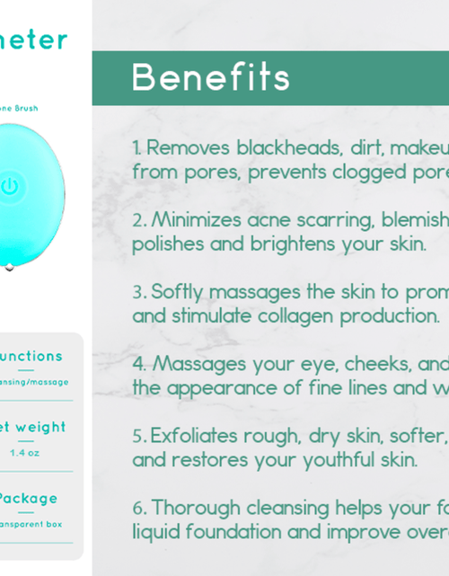 Load image into Gallery viewer, Electric Facial Cleansing Brush
