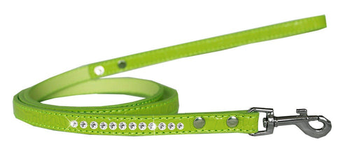 Load image into Gallery viewer, Dog, Puppy &amp; Pet Designer Croc Leash, &quot;One Row Clear Crystal&quot;

