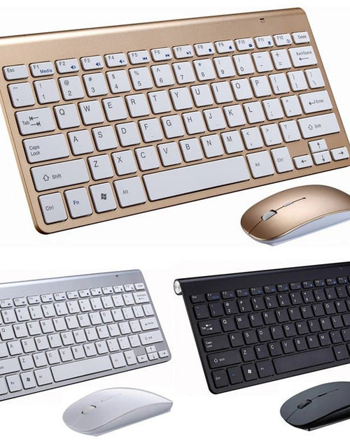 Load image into Gallery viewer, 2.4 GHz Wireless Mini Keyboard And Optical Mouse Set
